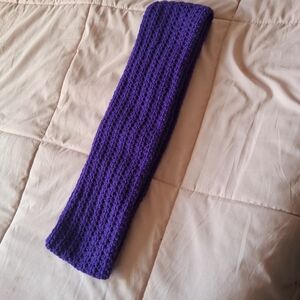 Vibrant Purple Knit Headband for Kids